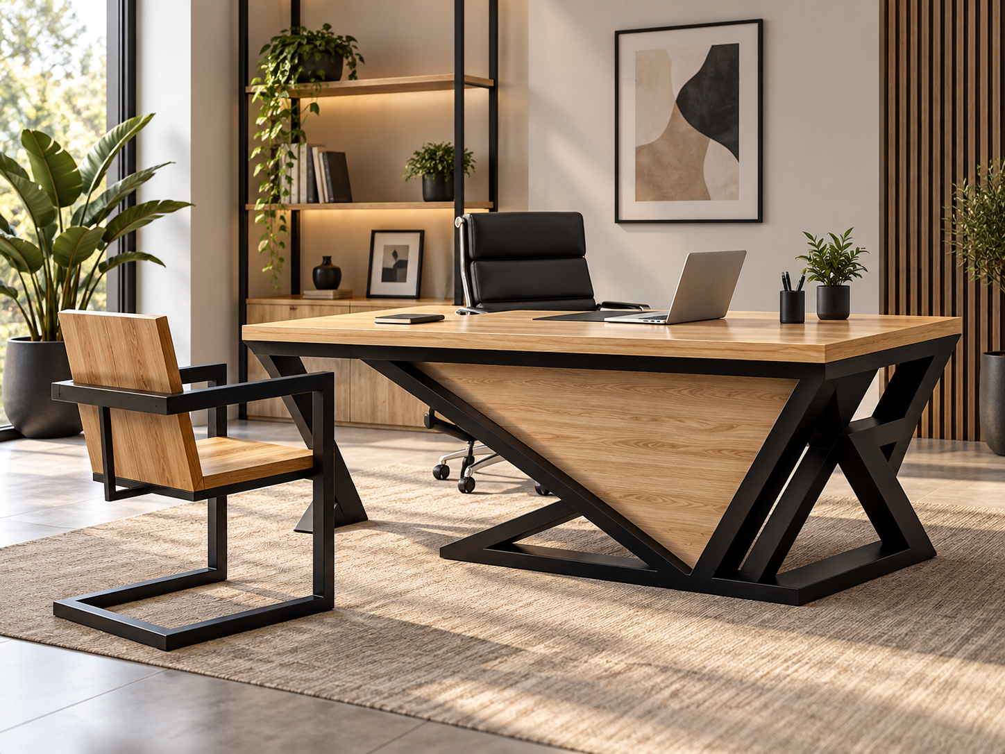 Custom steel frame office furniture